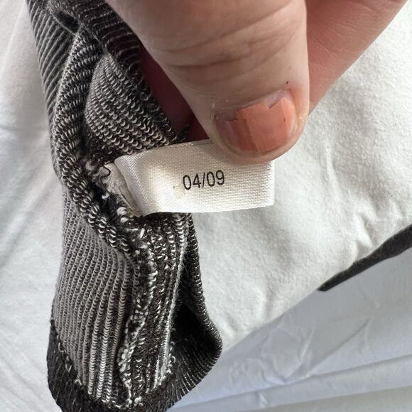 Express Long Sleeve Cotton Blend Henley Brown Shirt Crew Neck XL - Picture 4 of 5